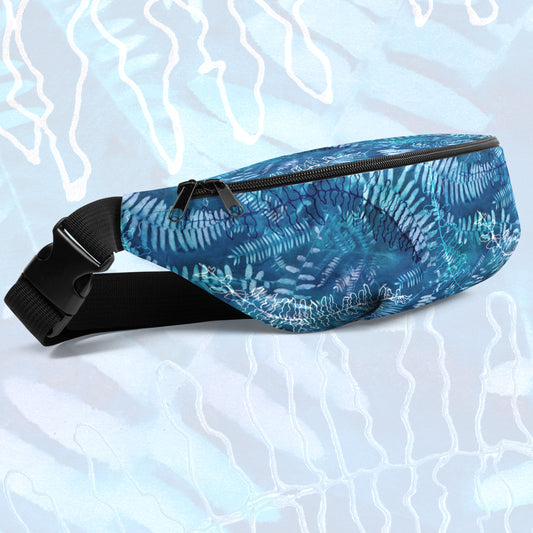 Blue Fern Fanny Pack