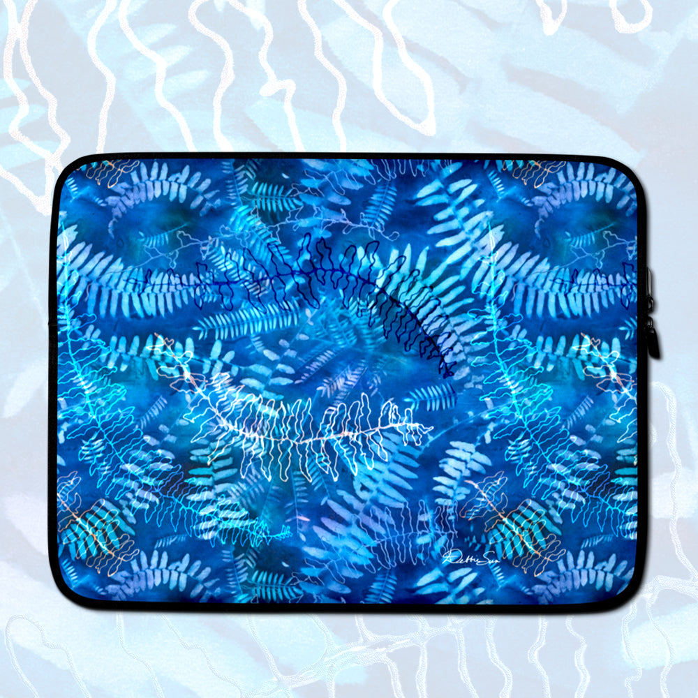 Blue Fern Laptop Sleeve