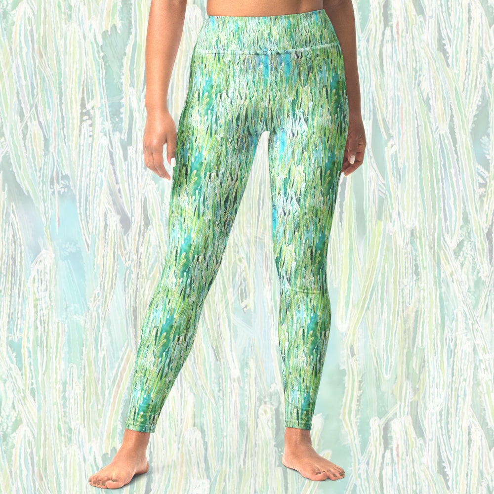 Cactus Full Length Yoga Leggings