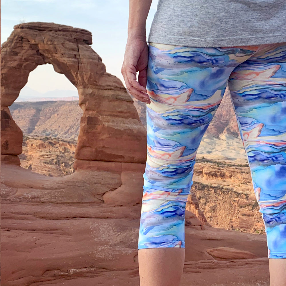 Elemental Flow capri leggings