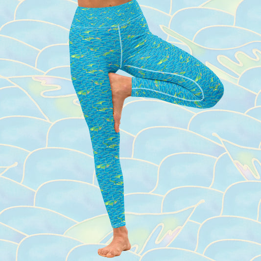 Mermaid full length leggings