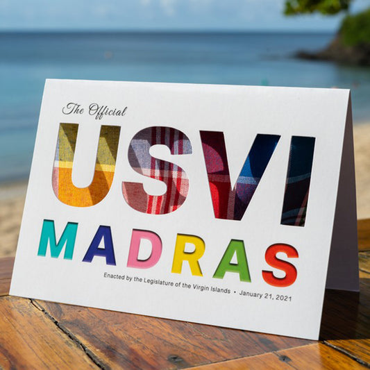 USVI Madras Note Cards