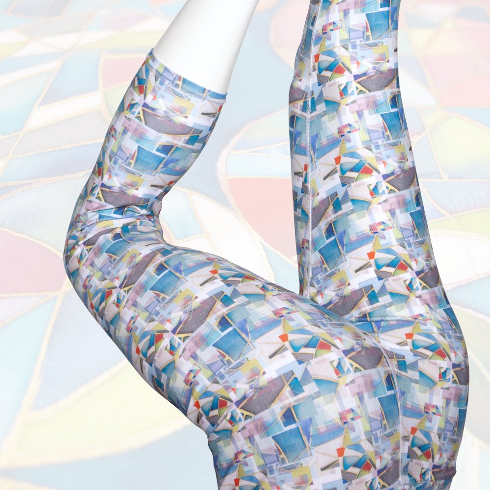 Kaleidoscope capri leggings