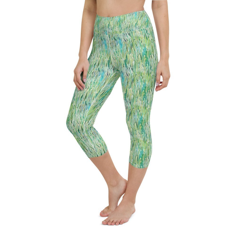 Seaside Cactus capri leggings