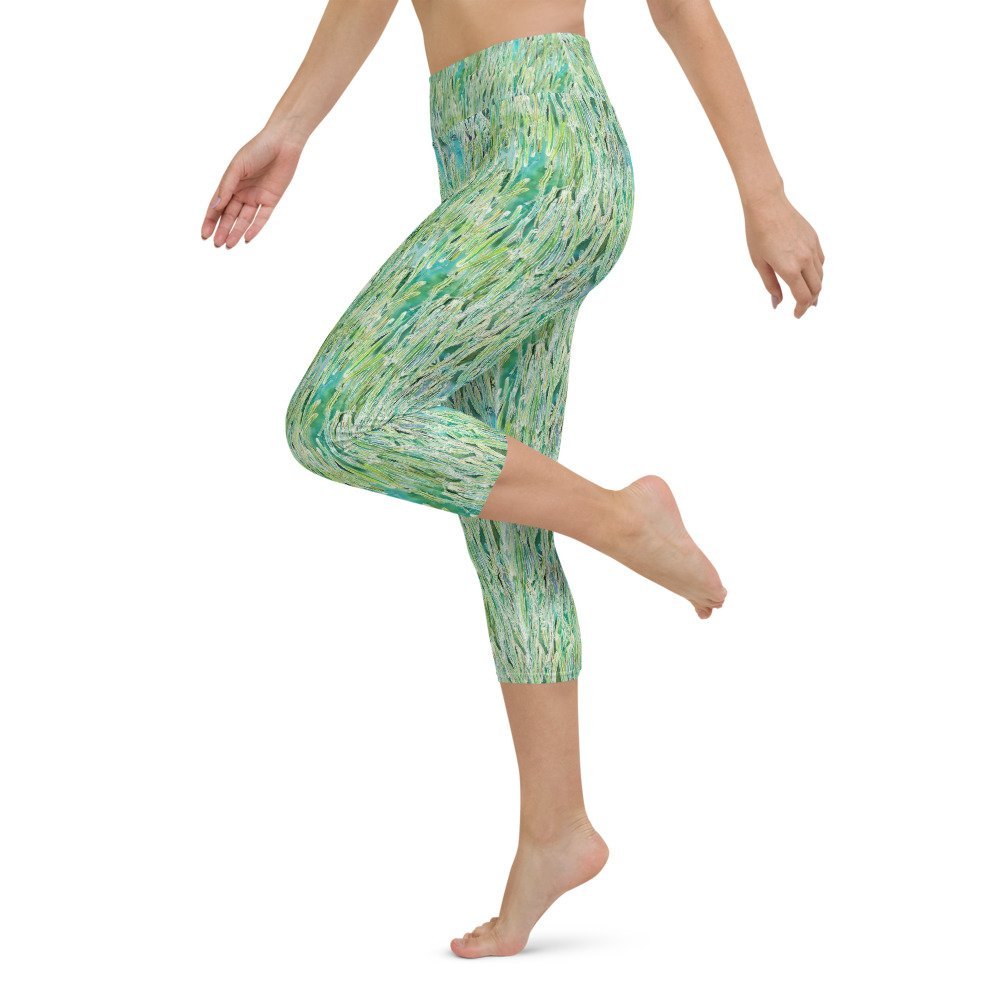 Seaside Cactus capri leggings