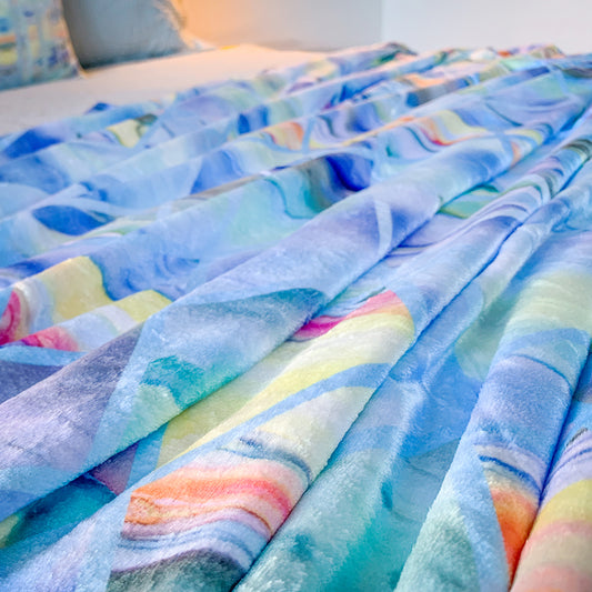 Seaside Serenity Throw Blanket