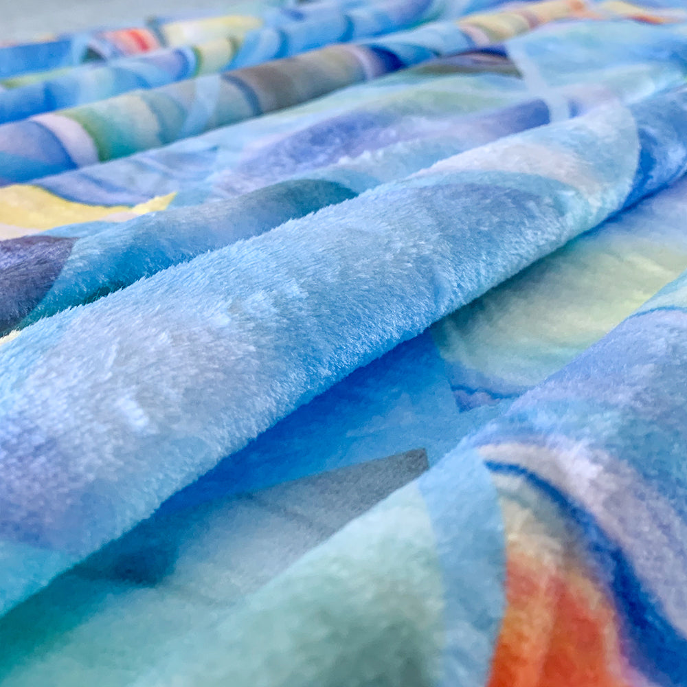 Seaside Serenity Throw Blanket