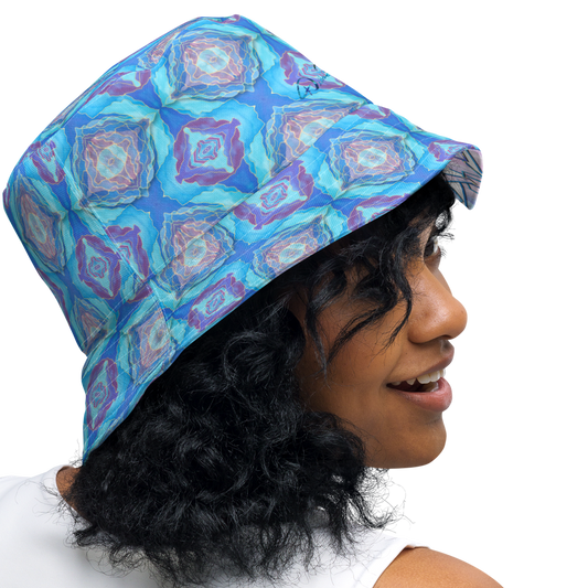 Dreamy Blue Reversible bucket hat