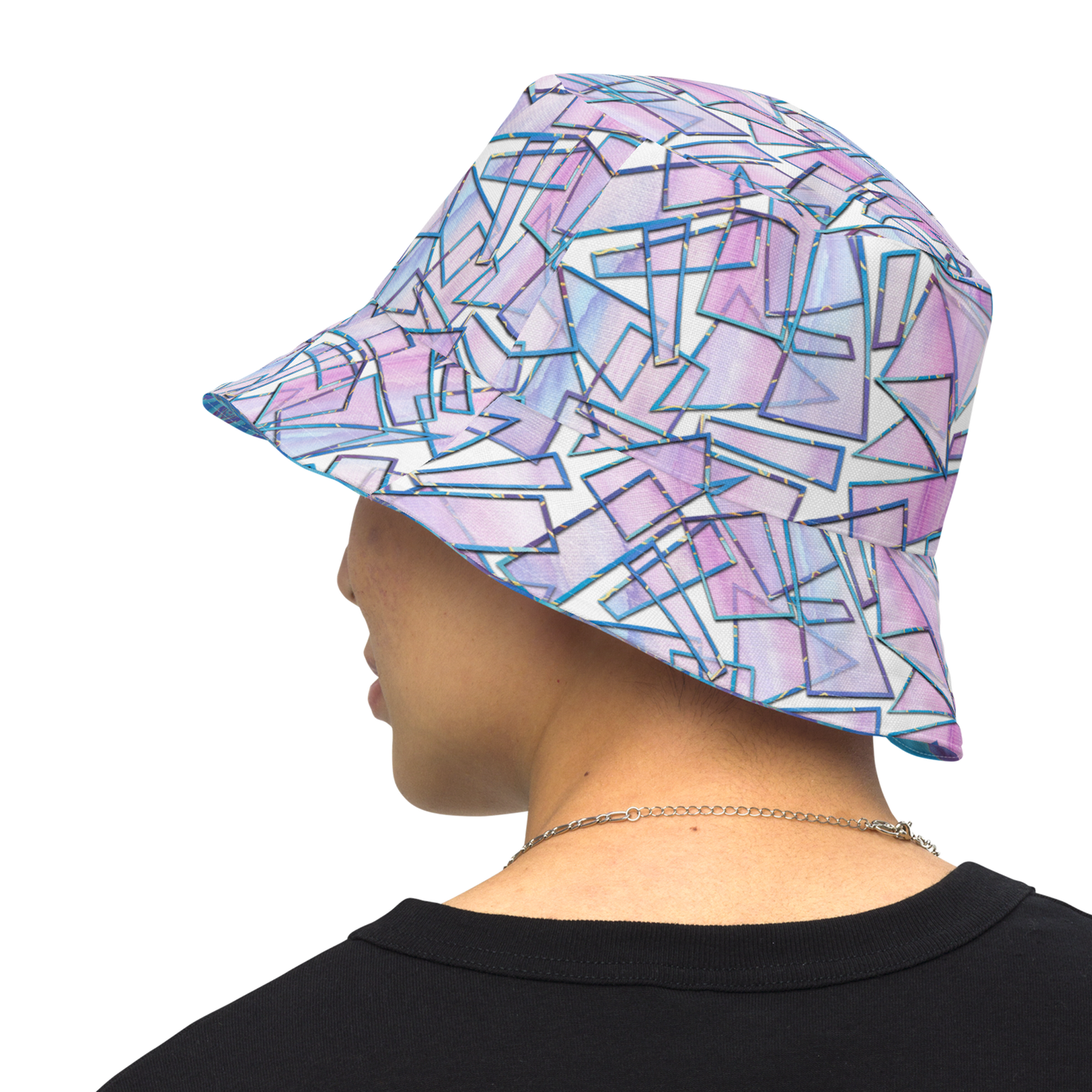 Dreamy Blue Reversible bucket hat