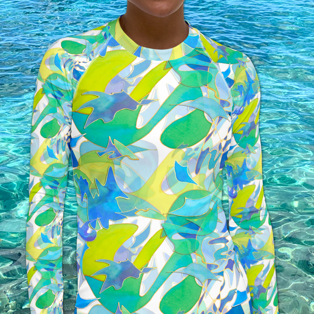 Luxe Mod Women's Rash Guard – Debbie Sun Design Studio