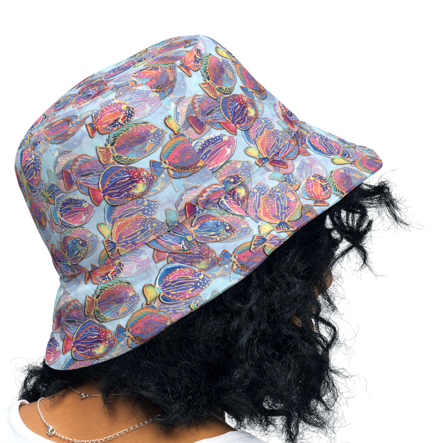 Fish Fiesta reversible bucket hat