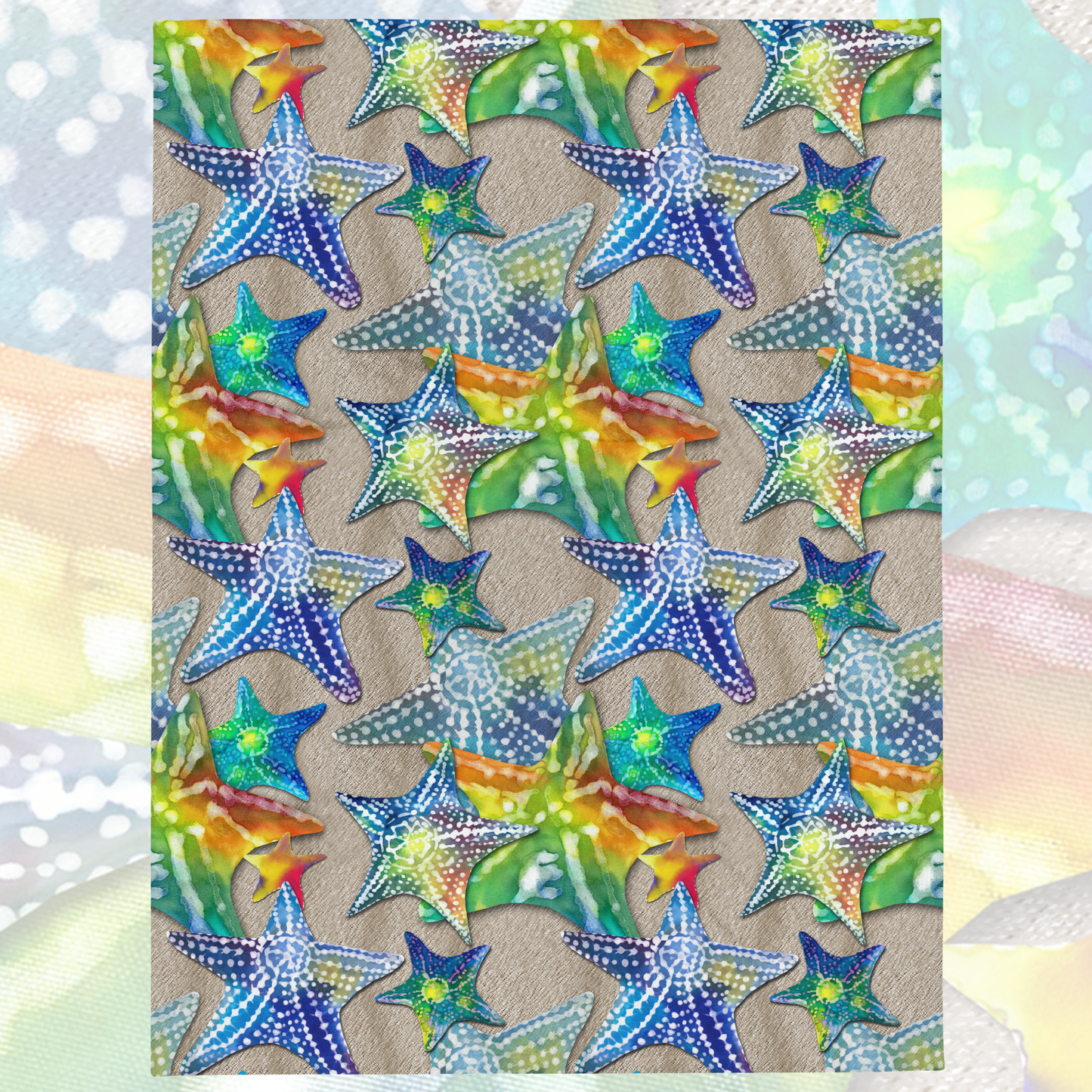 Starfish Joy Throw Blanket