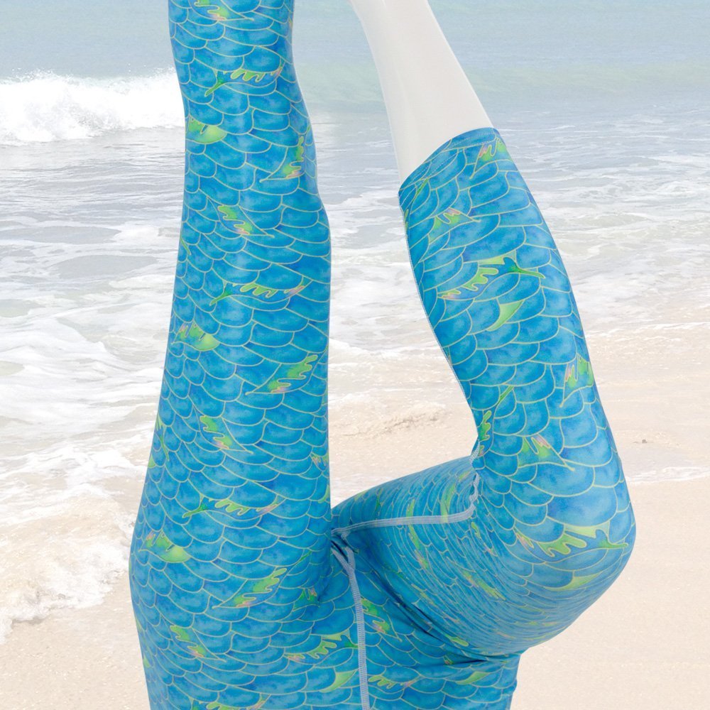Mermaid leggings by Debbie Sun